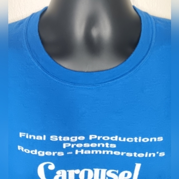 VTG 80s Rodgers & Hammerstein's Carousel XL T-shirt Theatre Musical Promo Tee - Picture 2 of 8